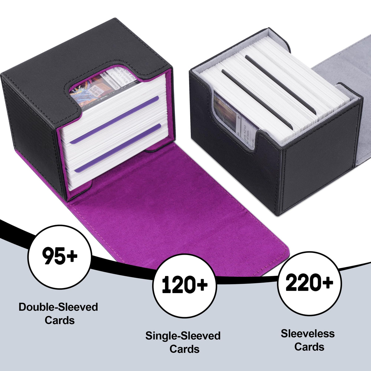 ZLCA inner microfiber protects cards from scratches.