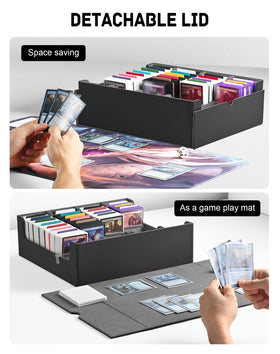 ZLCA detachable lid with magnets maintaining secure closure.