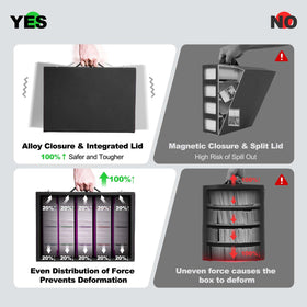 ZLCA monocoque lid armor keeps cards in place.