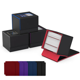 ZLCA MTG deck box with display window showcases artwork while protecting cards