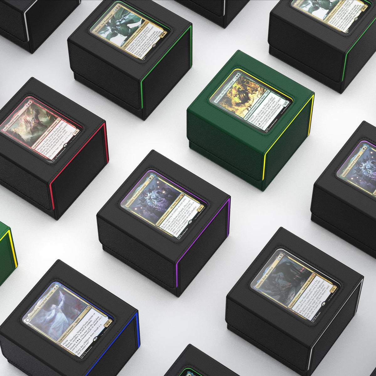 ZLCA MTG deck box demonstrates huge storage for many sleeved and unsleeved cards
