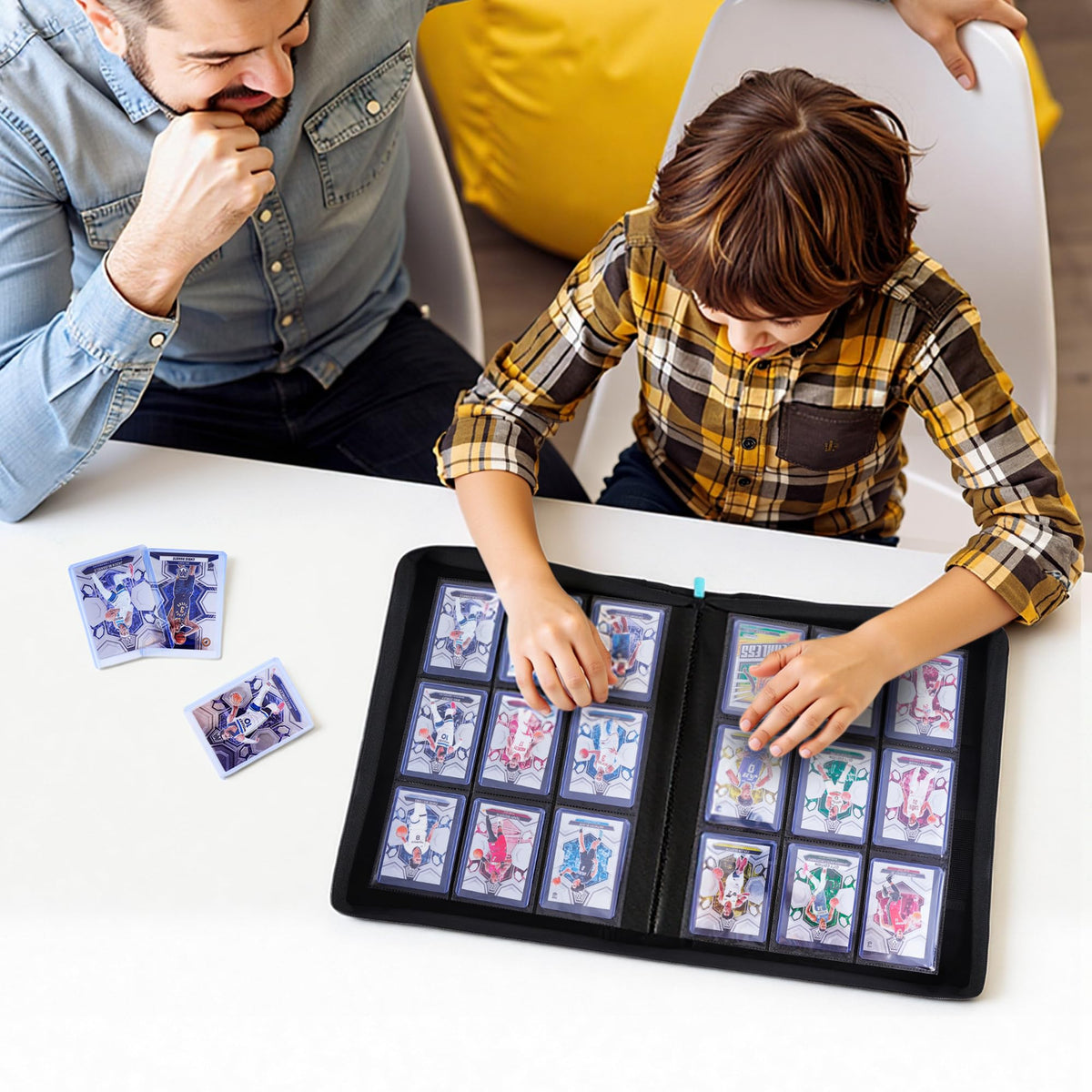 ZLCA Top Loader Binder supports MTG, TCG, Yugioh, and sport cards for versatility.