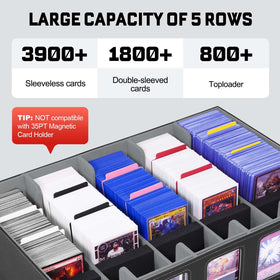 ZLCA trading card display windows allow quick sorting and dust protection.