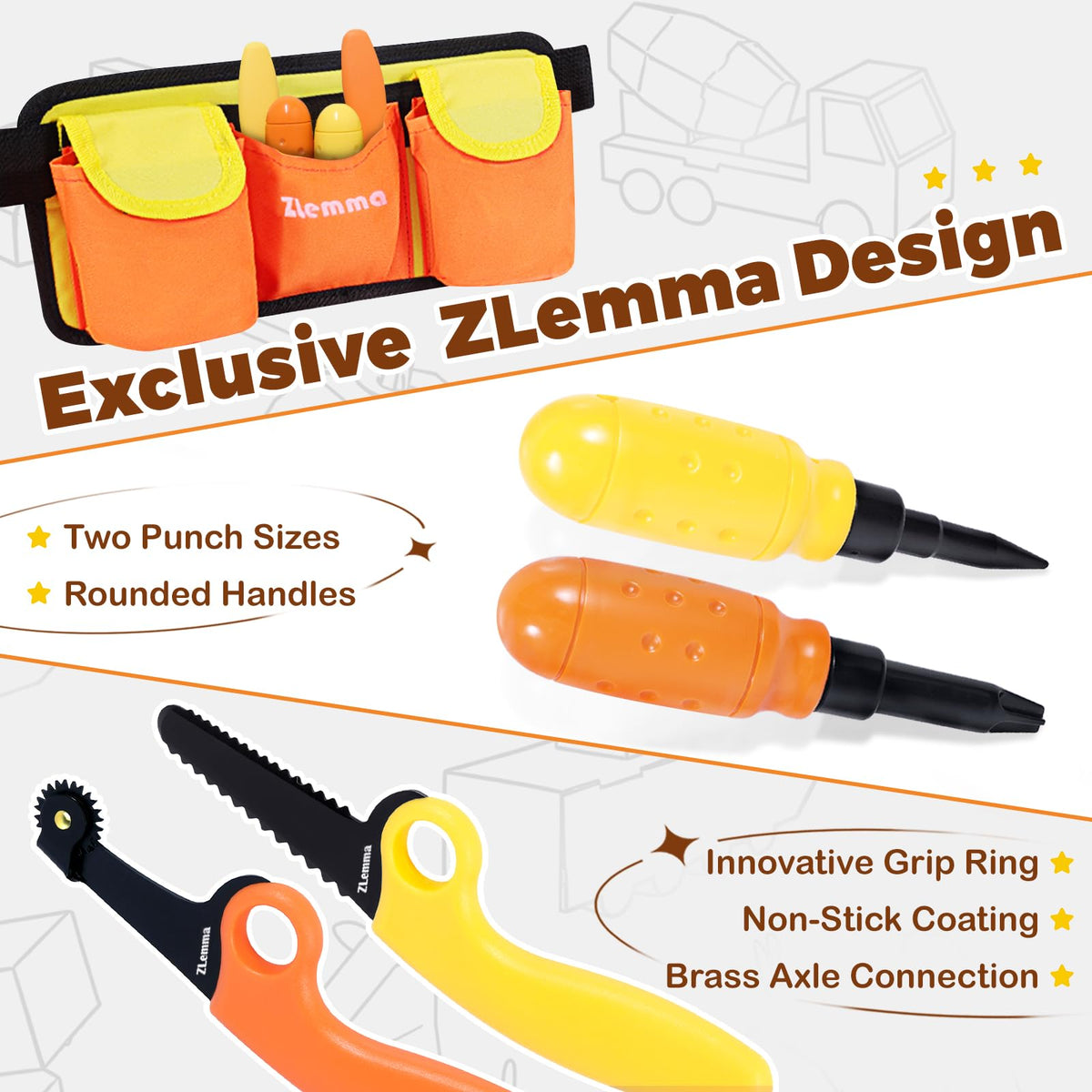 ZLemma recyclable kraft gift box supports eco-friendly storage and organization.
