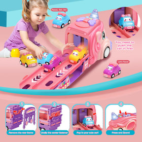 Built-in LED lights and sounds enhance immersive play sessions for kids.