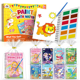 ZMLM 24 water color books front view, ideal for party favors