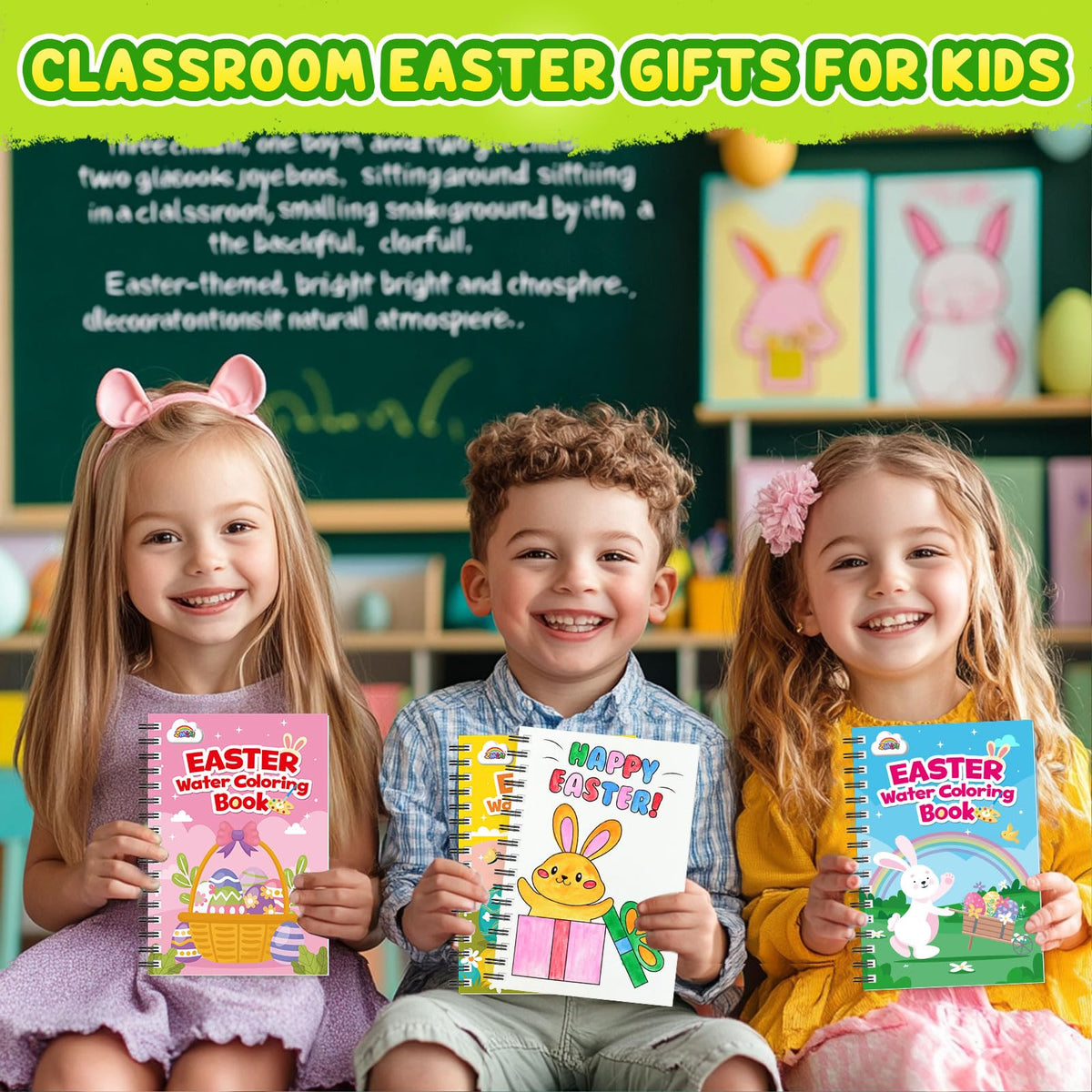 ZMLM bulk 24-pack Easter coloring books ready for teachers.