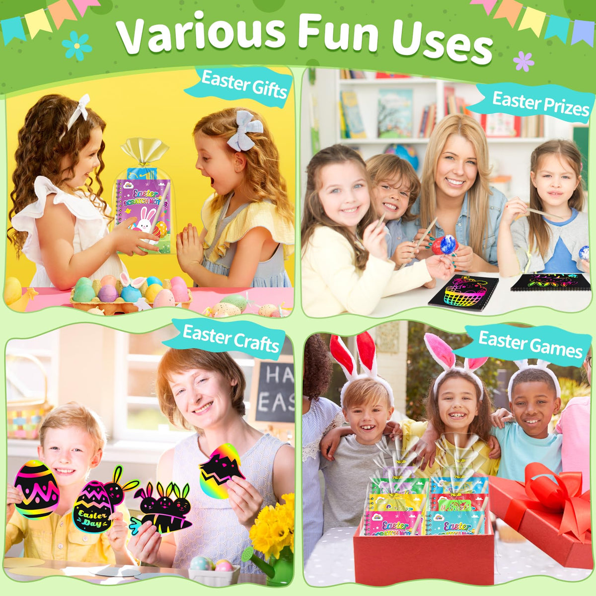 ZMLM compact notebooks fit perfectly in goodie bags for Easter.