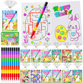 ZMLM Easter coloring books with 192 patterns to engage kids at parties