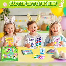 ZMLM kids coloring with watercolor activity, kid-friendly and mess-minimizing.