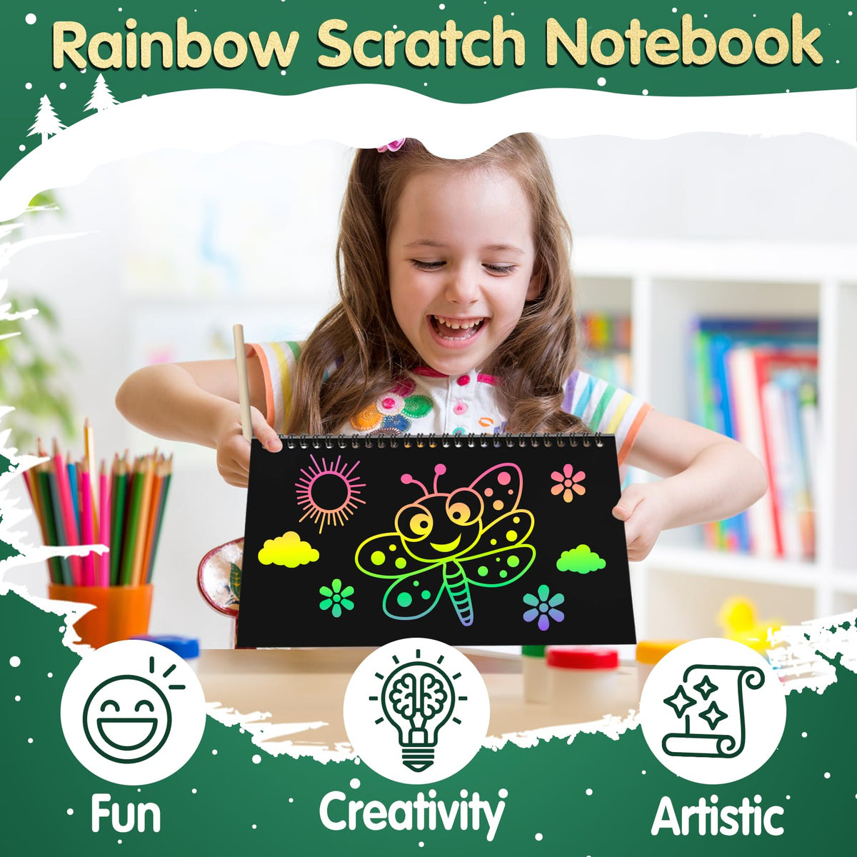 ZMLM kids crafting activity notebook for creative time