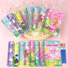 ZMLM paint-with-water pages illustrating mess-free coloring activity