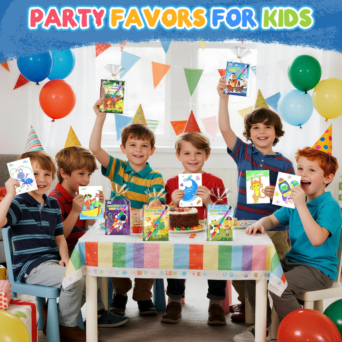 ZMLM party favors with 24 gift bags for birthdays and school events.