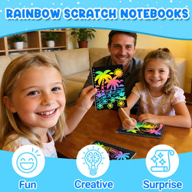 ZMLM gift bags included with rainbow art sets for party favors