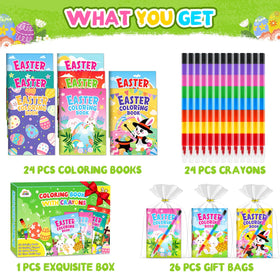 ZMLM stackable 8 color crayons accompany the coloring set