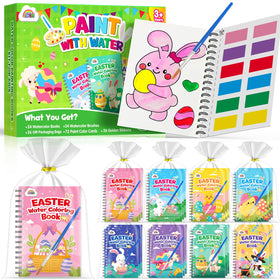 ZMLM 24 mini Easter coloring books front view, ideal for classroom gifts.