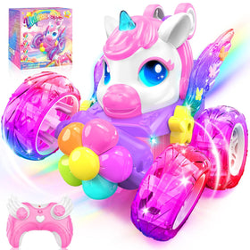 Zmpolir Unicorn RC Car with glow wings for captivating indoor and outdoor play.