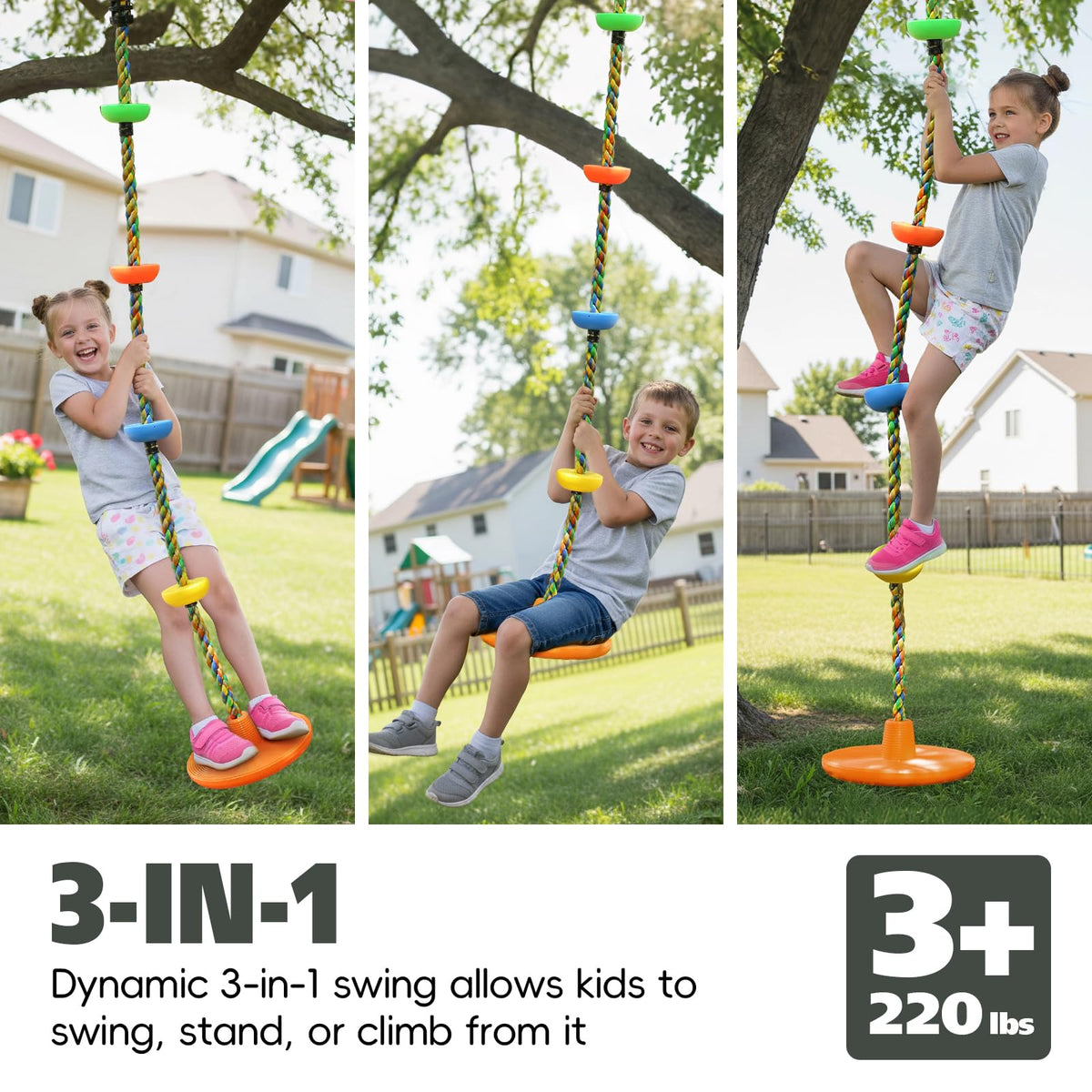 ZNCMRR Swing Strap and Carabiner enable quick, secure installation.
