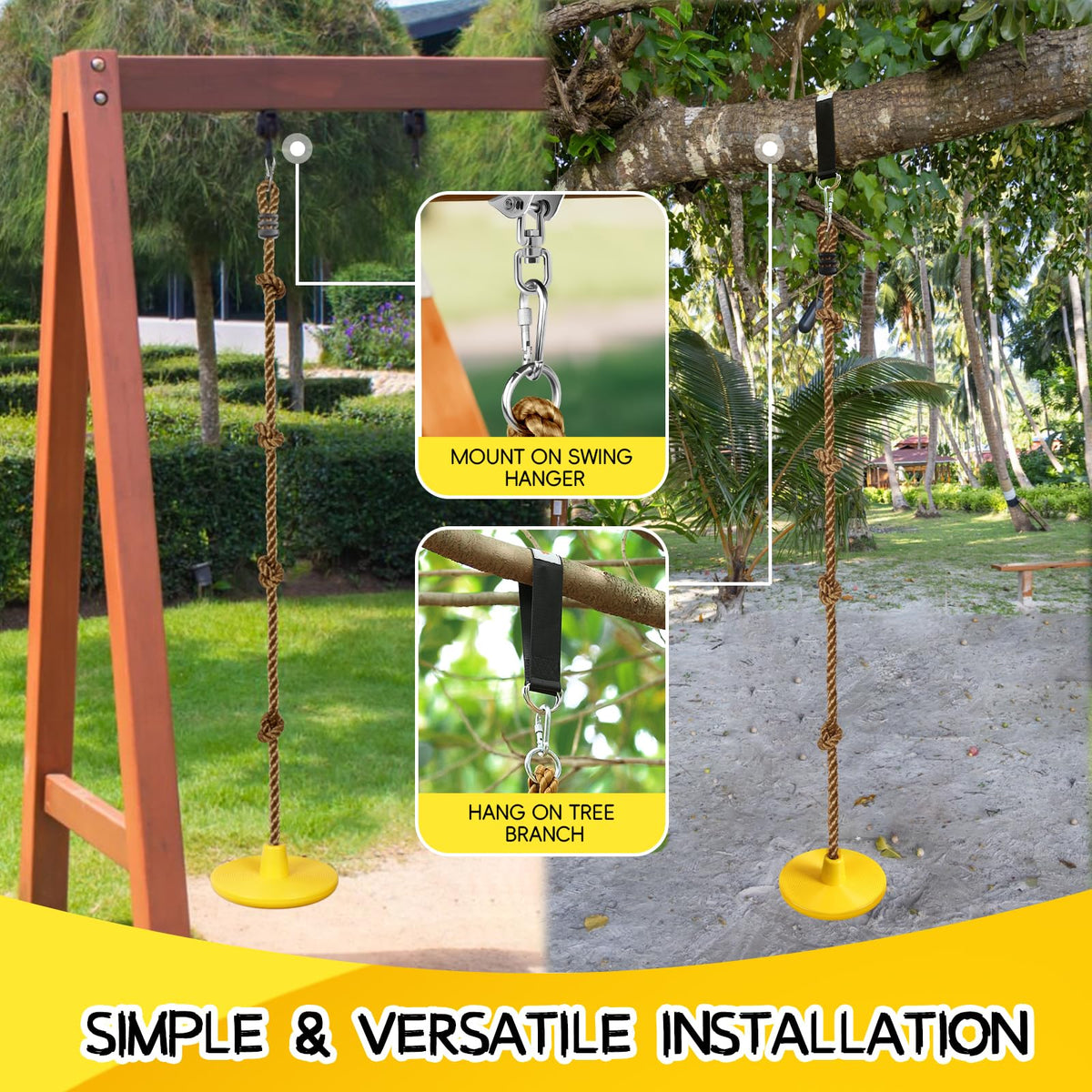 ZNCMRR hanging-strap enables easy installation across trees and treehouses.