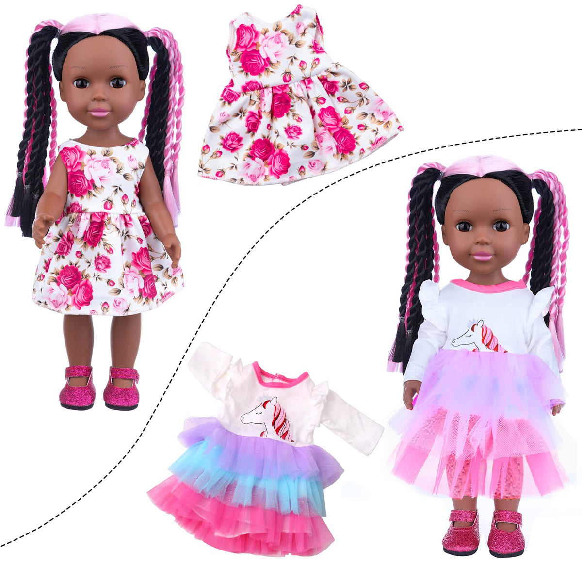 ZNTWEI doll camera accessory for pretend photos and storytelling