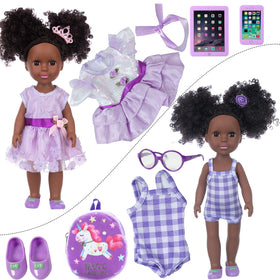 ZNTWEI doll clothes sets for mix-and-match dress up.