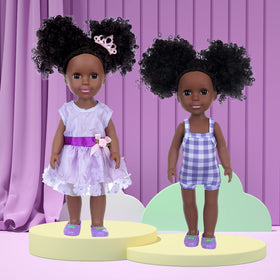 ZNTWEI doll glasses for stylish pretend moments.