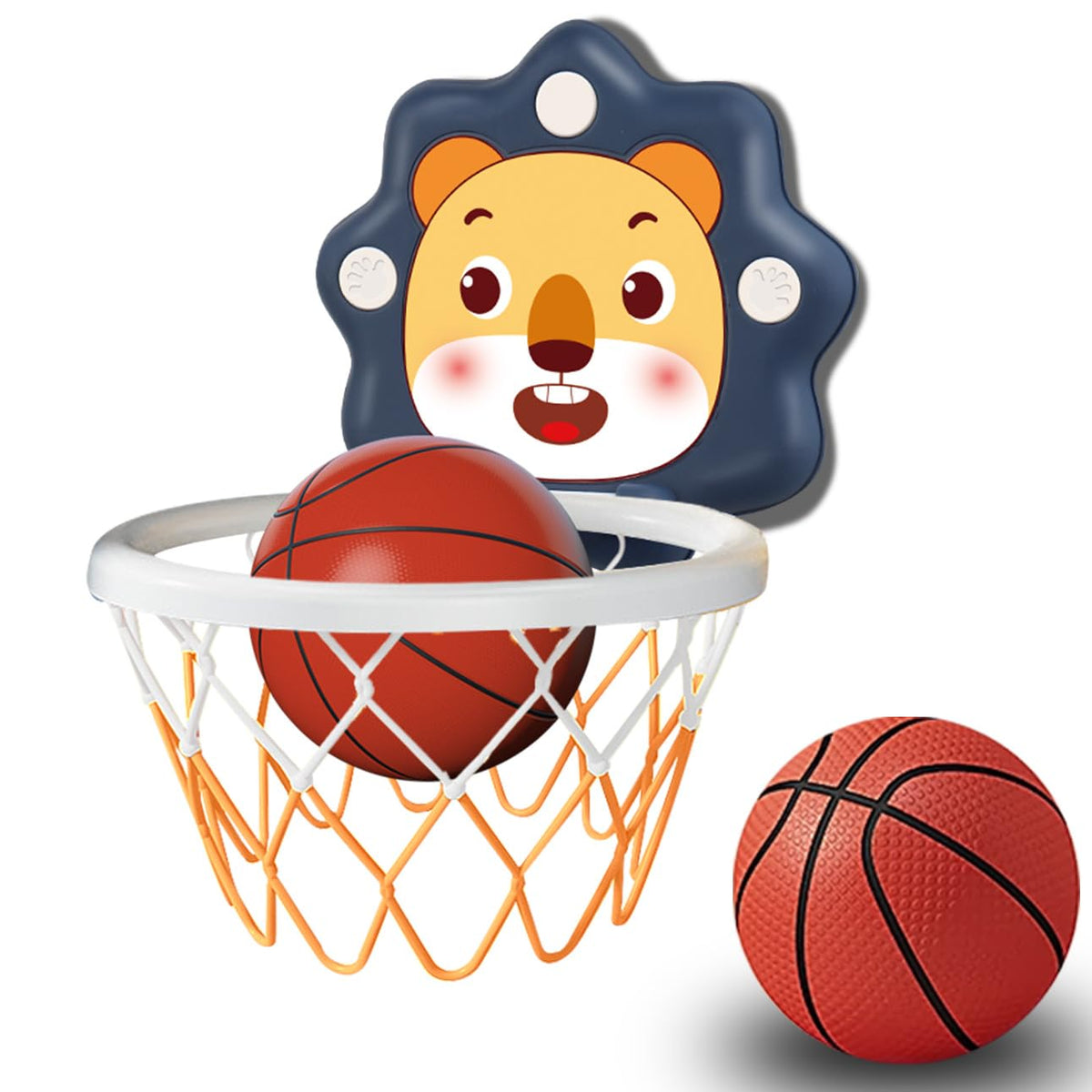 ZOENMG toddler hoop with adjustable height for growing players.