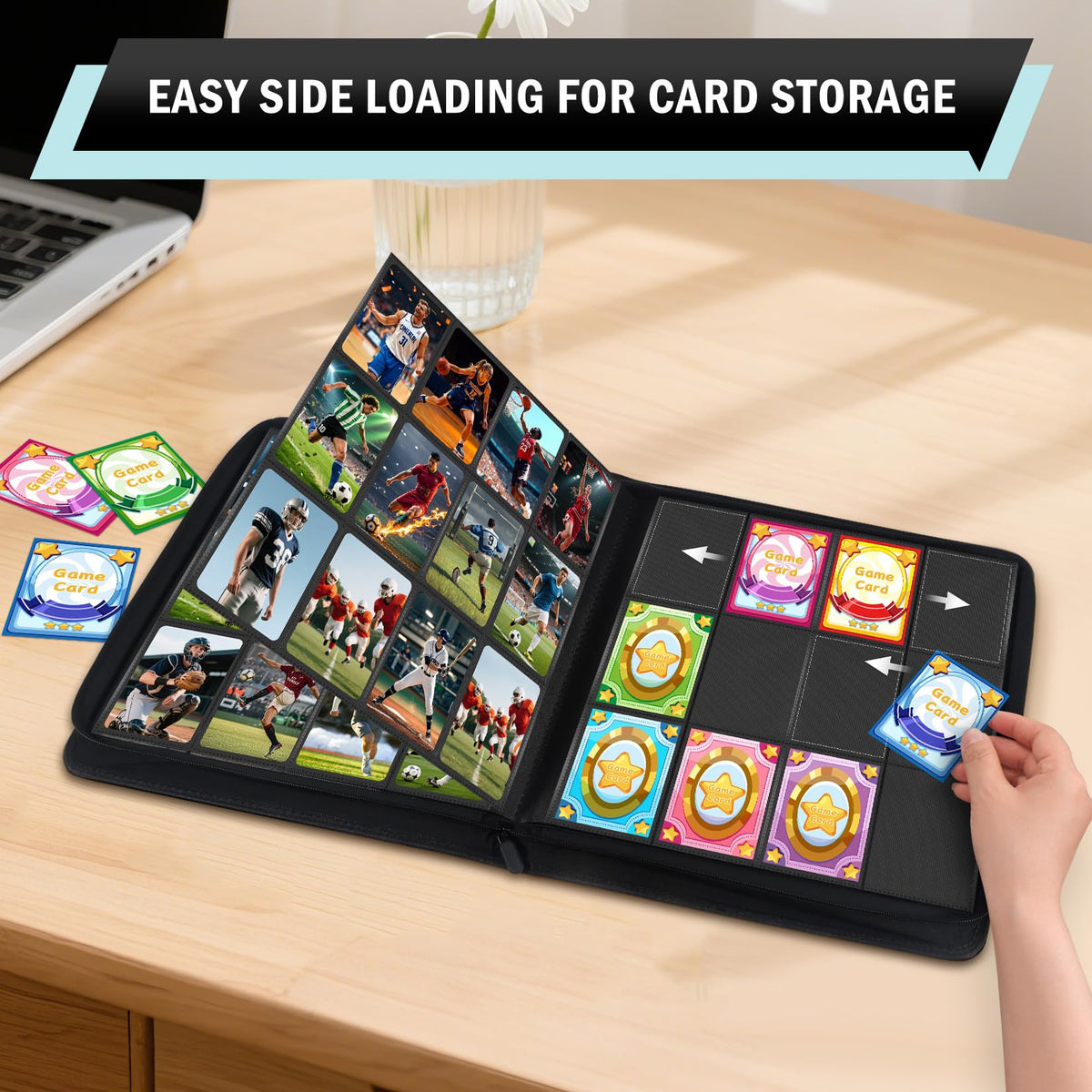 Zofly padded exterior protective case guarding cards from bending during transport.