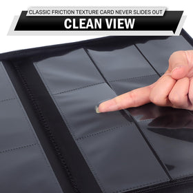 Zofly side-loading sleeves enable easy card insertion and secure display.