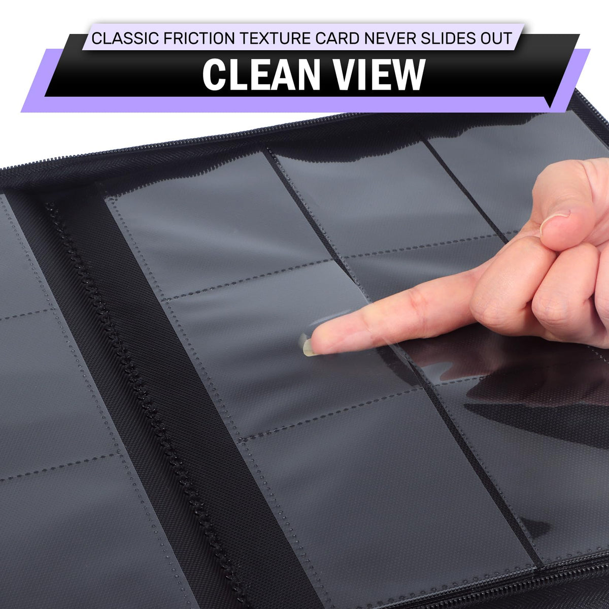 Zofly ringless design minimizes page misalignment and edges exposure.