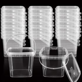 ZOFORTY slime containers with lids and handles for portable storage