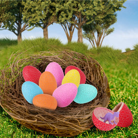 ZOHANINDL Easter basket stuffer ideas with mini dinosaur toys.