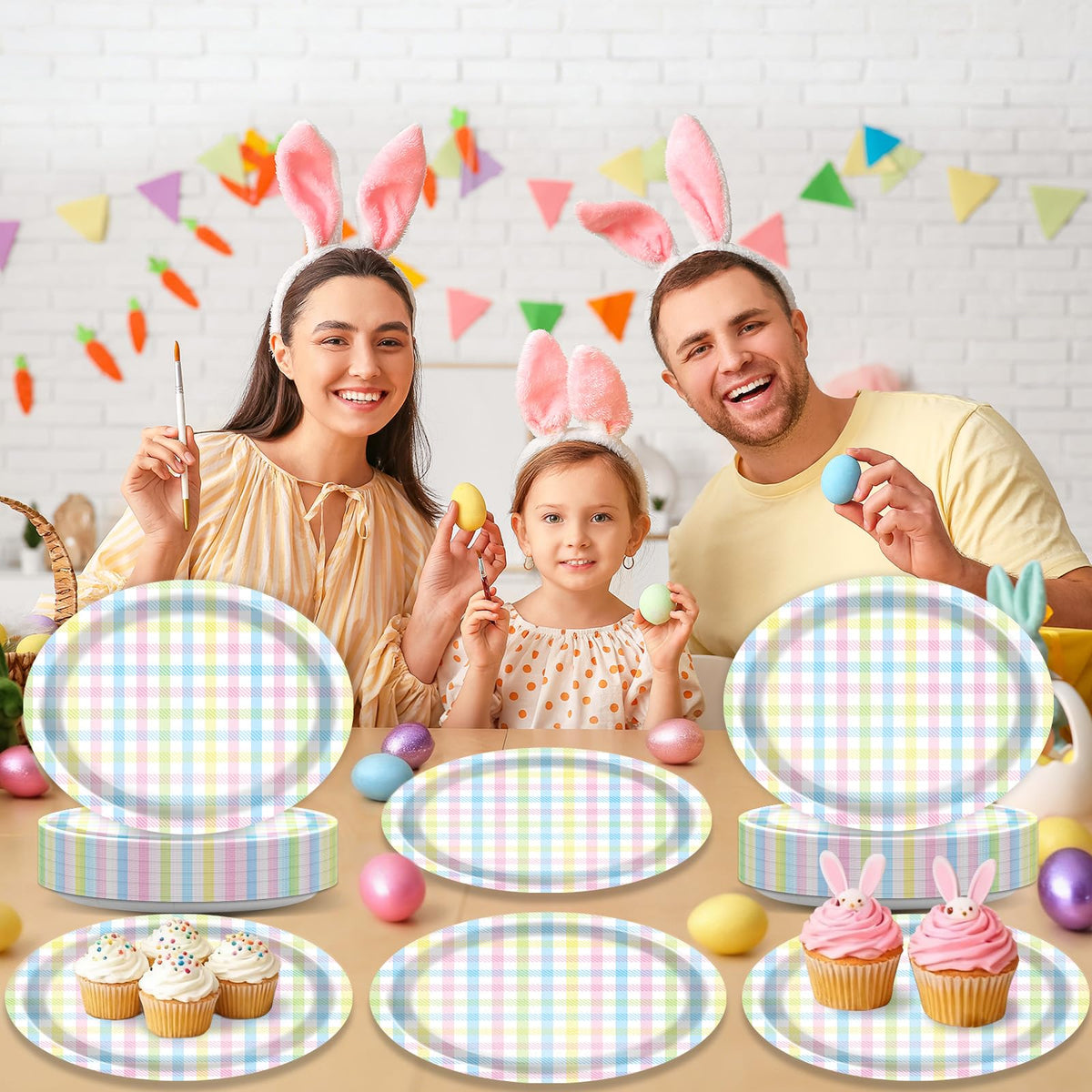 ZOIIWA disposable plates for quick cleanup after Easter celebrations