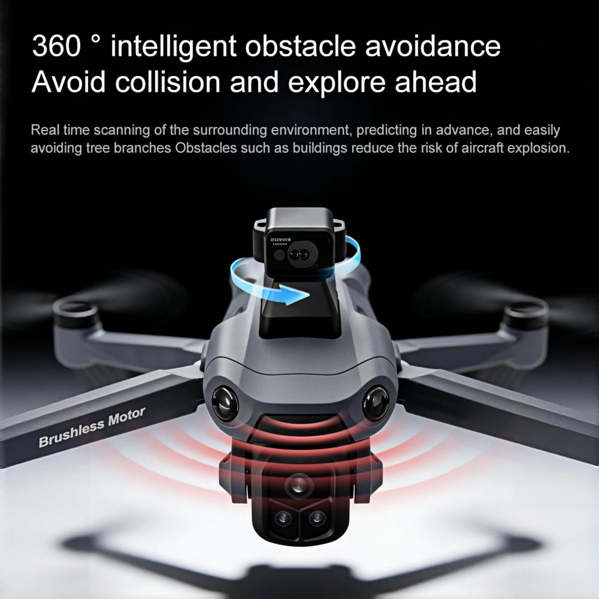 Zoiskn GPS Drone compact design is travel-friendly and easy to carry