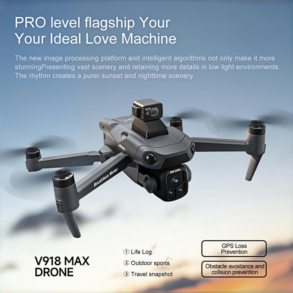 Zoiskn GPS Drone obstacle-avoidance system helps safe, smooth flights