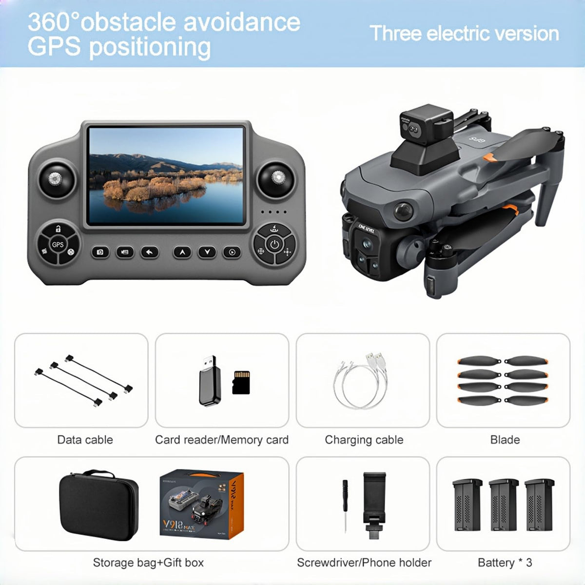 Zoiskn GPS Drone under 249g portable design for easy carrying