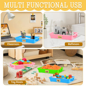 Zoketriton portable sensory tray handle enables easy outdoor use and transport.