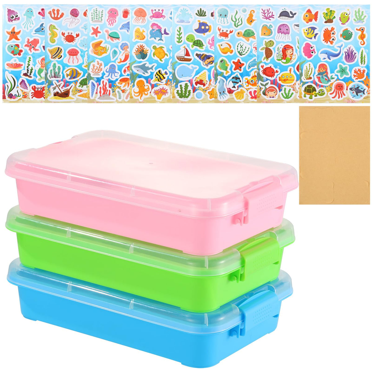 Zoketriton sensory bin with lid demonstrates easy snap-on storage for classrooms and homes.