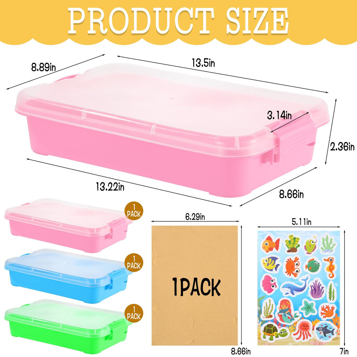 Zoketriton sensory bin stackable design saves space during busy play sessions.