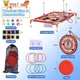 ZoLLa ring toss with durable materials ideal for parks and backyard gatherings.