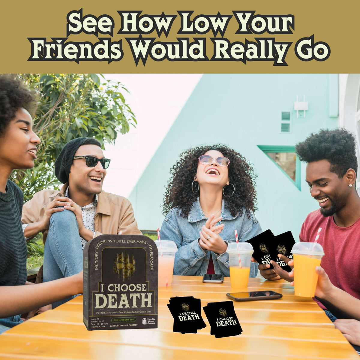 Zombie Ghost Games I Choose Death 18+ game sparks bold conversations and laughs.