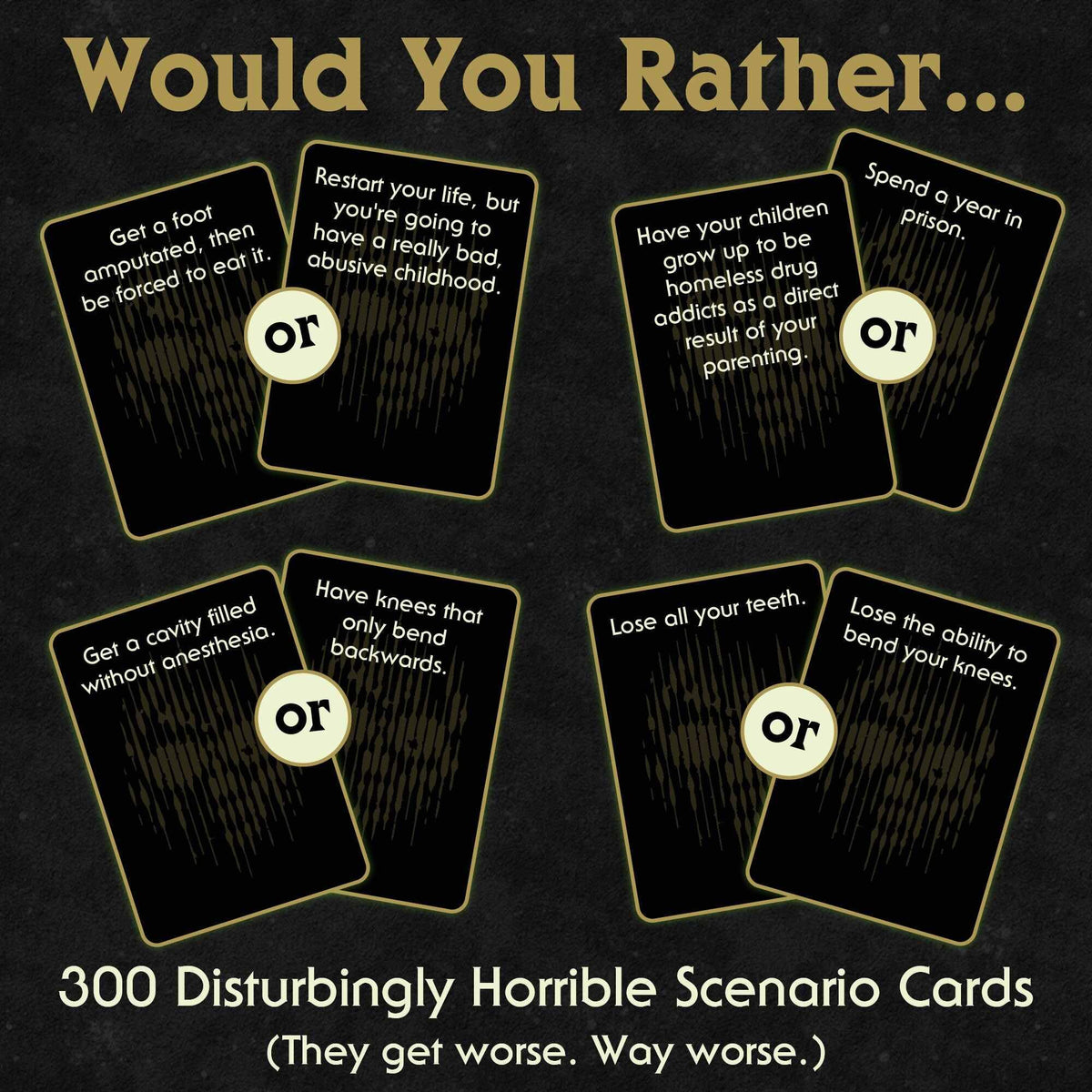 Zombie Ghost Games I Choose Death 300-scenarios cards fuel bold conversations.
