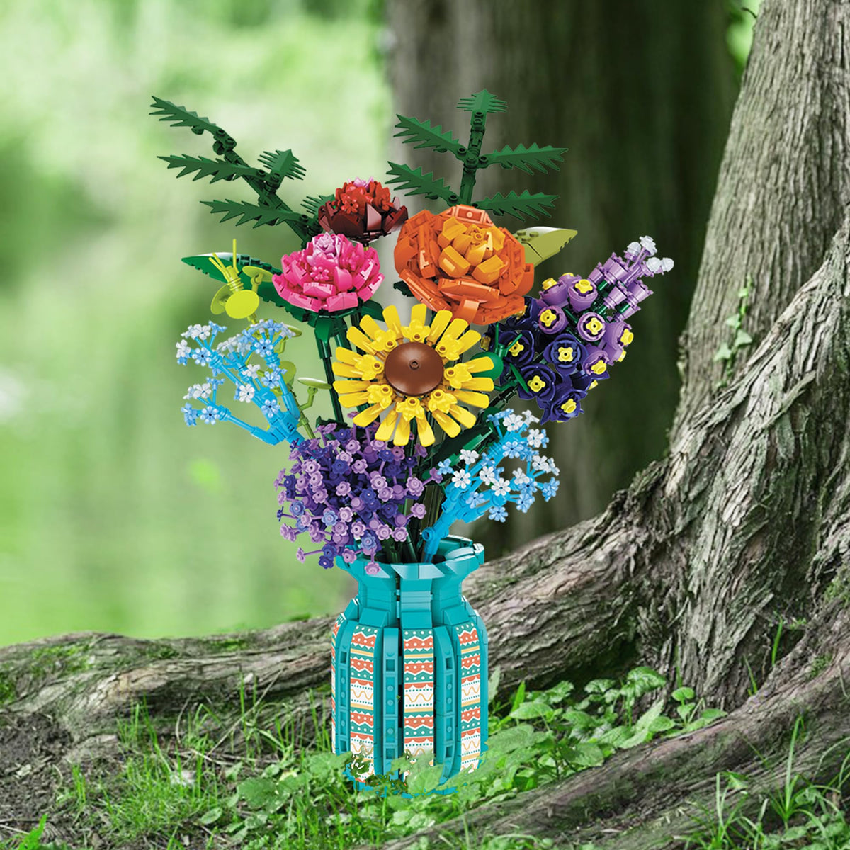 ZONECYTD adjustable stems and built-in vase for customizable height.