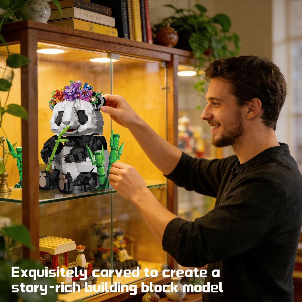 ZONECYTD Panda Building Set gift-ready display box for gifting