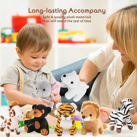 Zonon plush safari zebra—striped plush buddy adds whimsy to shelves and beds.