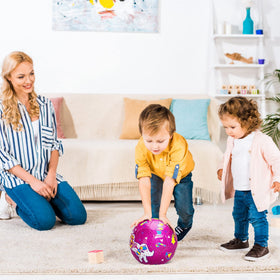 ZOOJOY age-appropriate size 3 ball fits ages 2–8 for basic skills.