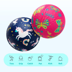 ZOOJOY anti-slip surface helps kids grip the ball securely