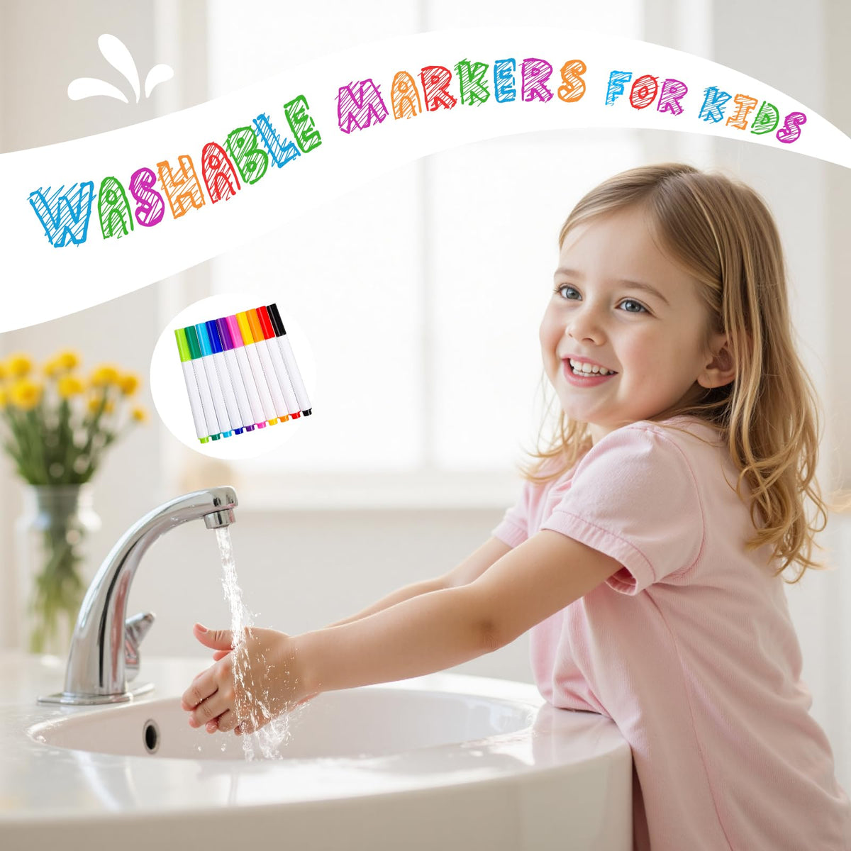 ZOOJOY ball stand stabilizes the ball during coloring sessions.