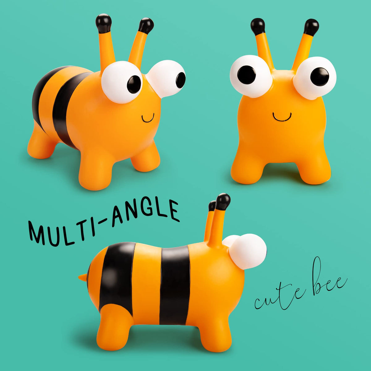 ZOOJOY Bee Bouncy Hopper toddler playtime captures joyful active exploration