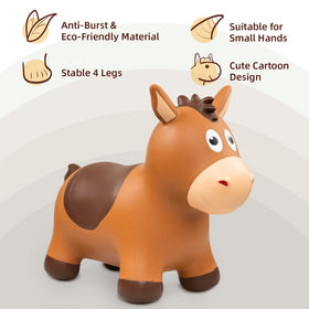 ZOOJOY bouncy horse flowing mane adds sensory charm during rides